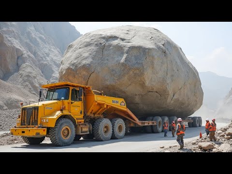 Extreme Dangerous Transport Skill Operations Oversize Truck, Biggest Heavy Equipment Machines