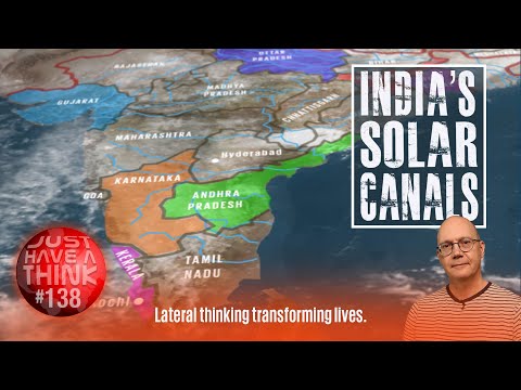 India&#039;s Solar Canals. Lateral thinking at its finest!