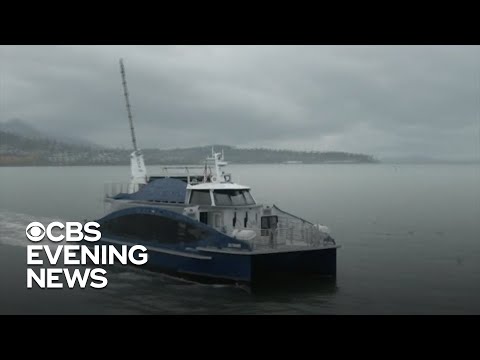 Hydrogen-powered ferry launched to combat climate change