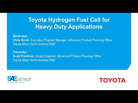 Toyota Hydrogen Fuel Cell for Heavy Duty Applications