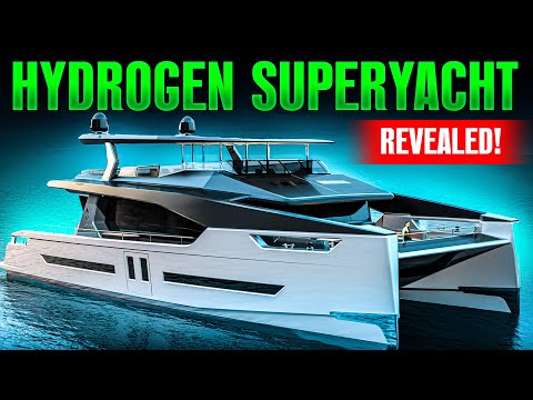 The NEW Electric Superyacht: First Ever to Use Hydrogen Power!