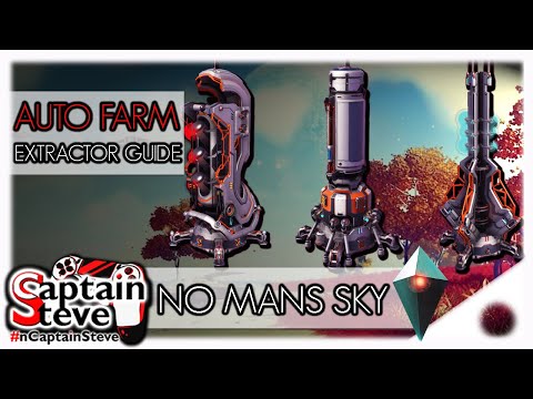 No Man&#039;s Sky Origins Beginners Guide How To Extract Gas &amp; Minerals Automated Farm Captain Steve NMS