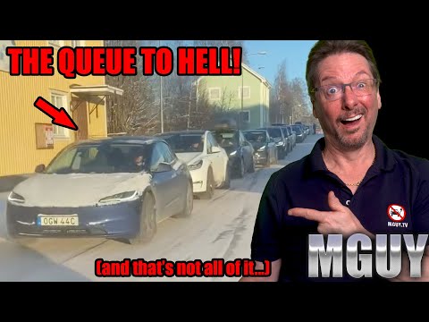 INSANE queue for EV charging is HILARIOUS (and tragic) | MGUY Australia