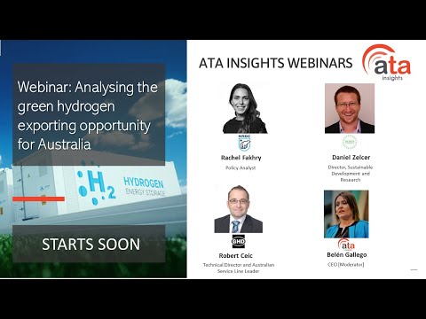 Webinar: Analysing the green hydrogen exporting opportunity for Australia