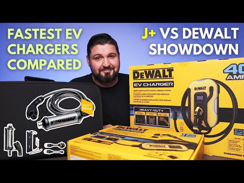 Fastest EV Chargers Compared - J+ vs DEWALT Showdown!