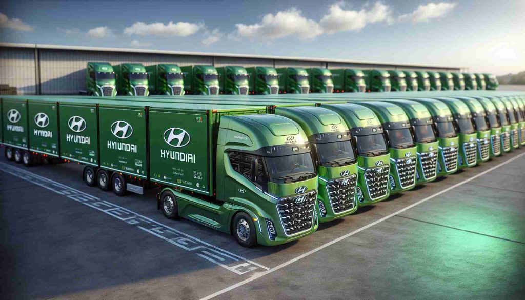 Revolutionizing Logistics! Hyundai’s Green Truck Fleet is Here